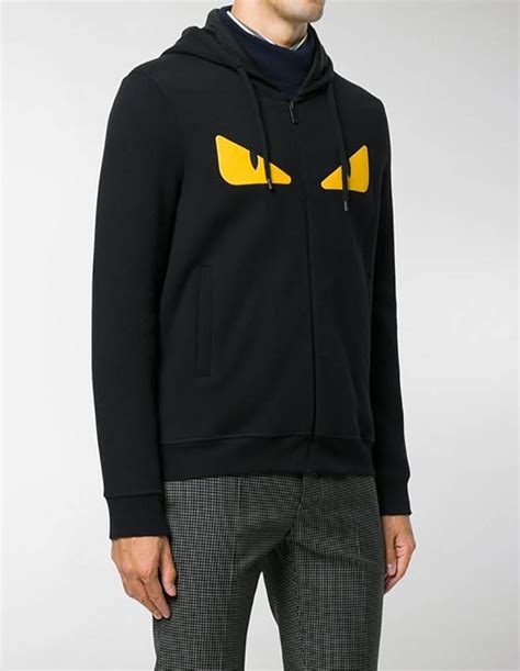 fendi monster eyes coat|Fendi monster eyes hoodie.